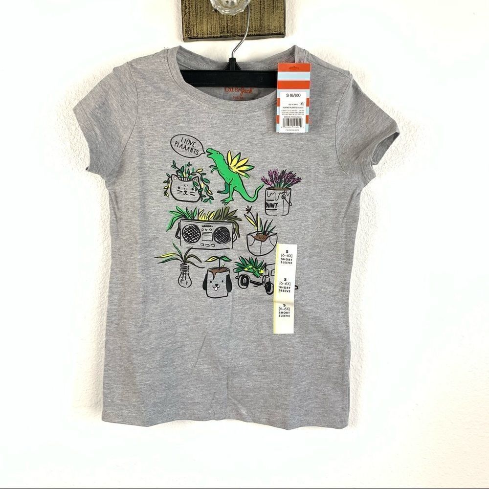 Cat & Jack I Love Plants Shirt